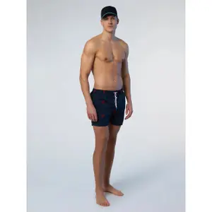 Embroidered swim shorts North Sails Basic Volley image-1