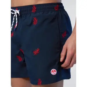 Embroidered swim shorts North Sails Basic Volley image-5