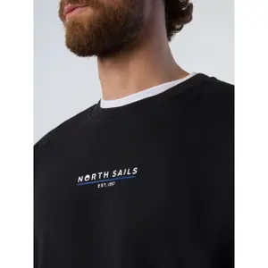 Camisola de gola redonda com logótipo North Sails Basic Confort image-5