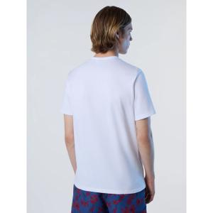 T-shirt with large printed logo North Sails Basic image-4