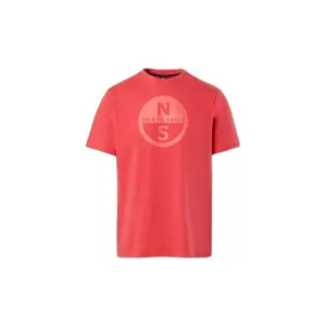 T-shirt con grande logo stampato North Sails Basic image-0