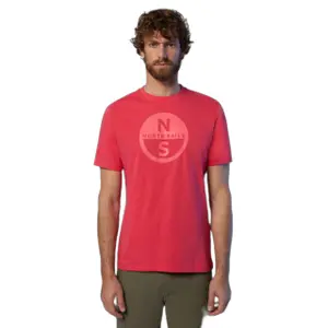 T-shirt con grande logo stampato North Sails Basic image-1