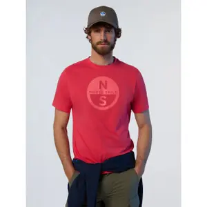 T-shirt con grande logo stampato North Sails Basic image-2