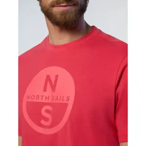 T-shirt con grande logo stampato North Sails Basic image-5