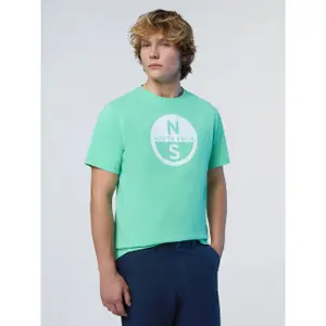 T-shirt con grande logo stampato North Sails Basic image-2