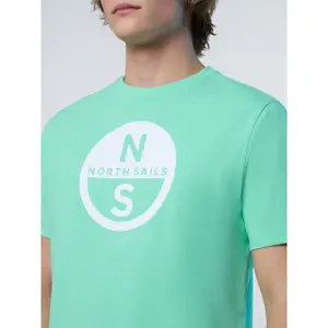 T-shirt con grande logo stampato North Sails Basic image-5