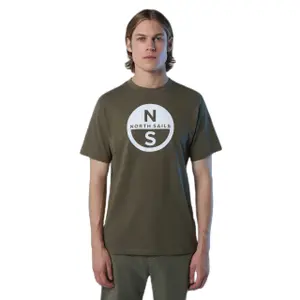 T-shirt con grande logo stampato North Sails Basic image-1