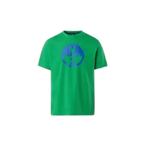 T-shirt con grande logo stampato North Sails Basic image-0