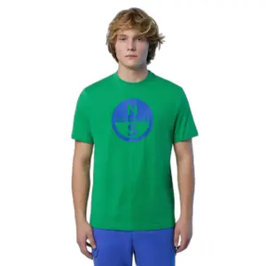 T-shirt con grande logo stampato North Sails Basic image-1