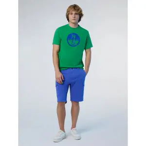 T-shirt con grande logo stampato North Sails Basic image-3
