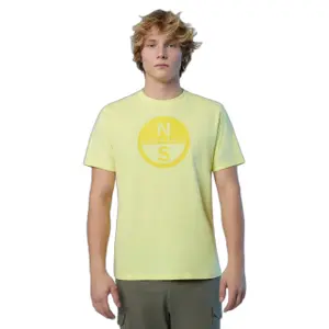 T-shirt con grande logo stampato North Sails Basic image-1
