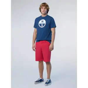 T-shirt con grande logo stampato North Sails Basic image-1