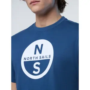 T-shirt con grande logo stampato North Sails Basic image-5