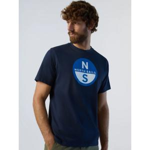 T-shirt with large printed logo North Sails Basic image-3