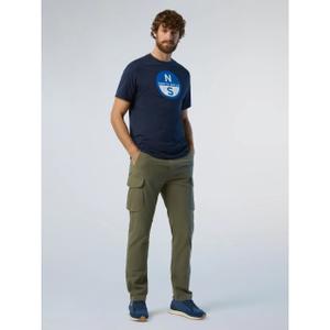 T-shirt with large printed logo North Sails Basic image-1