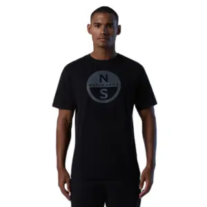 T-shirt con grande logo stampato North Sails Basic image-2