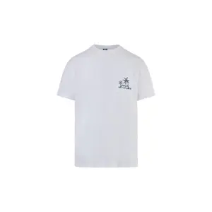 T-shirt con stampa di palme e tasca North Sails image-0