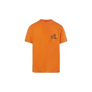 T-shirt con stampa di palme e tasca North Sails image-0