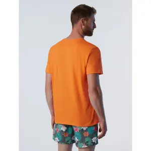 T-shirt con stampa di palme e tasca North Sails image-3
