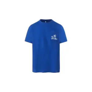 T-shirt con stampa di palme e tasca North Sails image-0