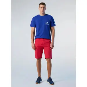 T-shirt con stampa di palme e tasca North Sails image-1