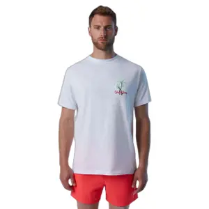 T-shirt estiva fiammata con ricamo di una palma North Sails image-2