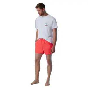 T-shirt estiva fiammata con ricamo di una palma North Sails image-1