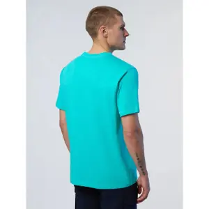 T-shirt estiva fiammata con ricamo di una palma North Sails image-4