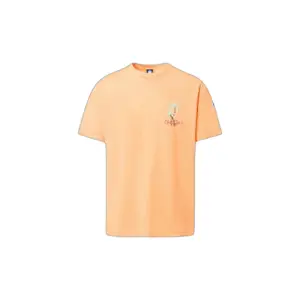T-shirt estiva fiammata con ricamo di una palma North Sails image-0