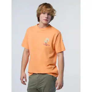 T-shirt estiva fiammata con ricamo di una palma North Sails image-3