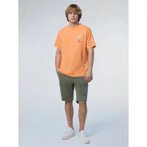 T-shirt estiva fiammata con ricamo di una palma North Sails image-1