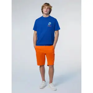 T-shirt estiva fiammata con ricamo di una palma North Sails image-2