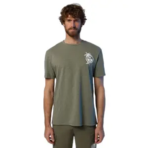 T-shirt svasata con ricamo di palme North Sails image-1