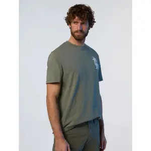 T-shirt svasata con ricamo di palme North Sails image-3