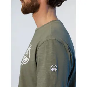 T-shirt svasata con ricamo di palme North Sails image-6