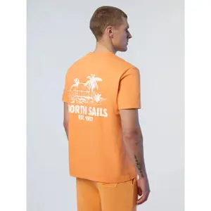 T-shirt svasata con ricamo di palme North Sails image-4