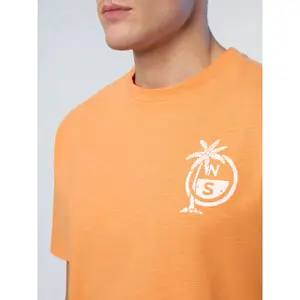 T-shirt svasata con ricamo di palme North Sails image-5