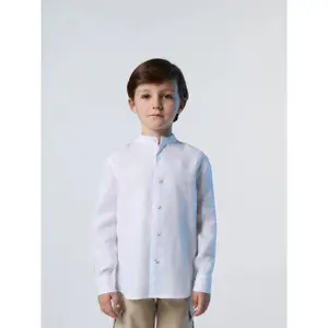 Long-sleeve mandarin collar shirt for kids North Sails image-1