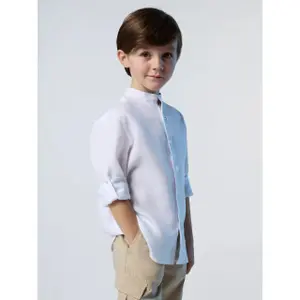 Long-sleeve mandarin collar shirt for kids North Sails image-2