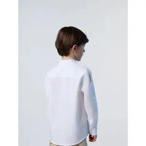 Long-sleeve mandarin collar shirt for kids North Sails image-3