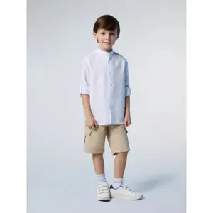 Long-sleeve mandarin collar shirt for kids North Sails image-4