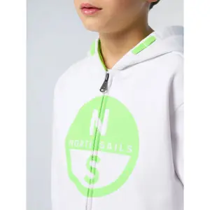 Kapuzensweatshirt mit durchgehendem Reißverschluss und Kindergrafik North Sails image-5