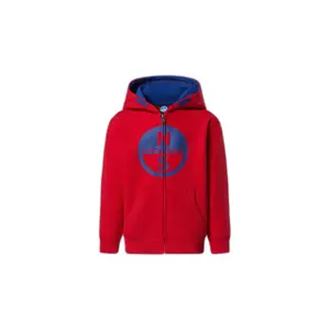Full zip hoodie with kids' graphic North Sails image-0