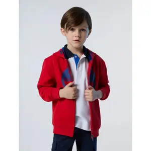 Full zip hoodie with kids' graphic North Sails image-2