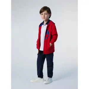 Full zip hoodie with kids' graphic North Sails image-4