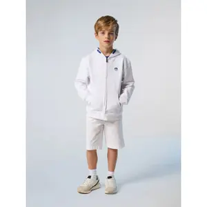 Kapuzensweatshirt mit vollem Reißverschluss und Kinderlogo North Sails image-3