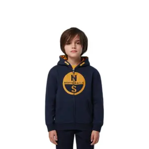 Children's zip-up hooded sweatshirt North Sails Graphic image-1