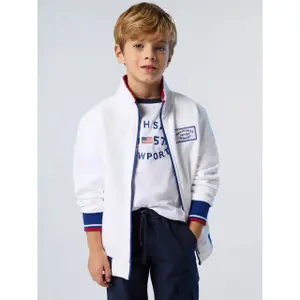 Children's full zip sweatshirt with graphic North Sails image-2