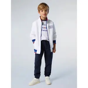 Children's full zip sweatshirt with graphic North Sails image-4