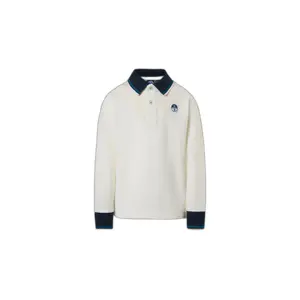 Long-sleeved polo with logo for kids North Sails image-0